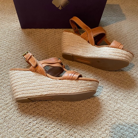 Lucky Brand wedge sandals. Size 10. Never worn - Picture 3 of 5